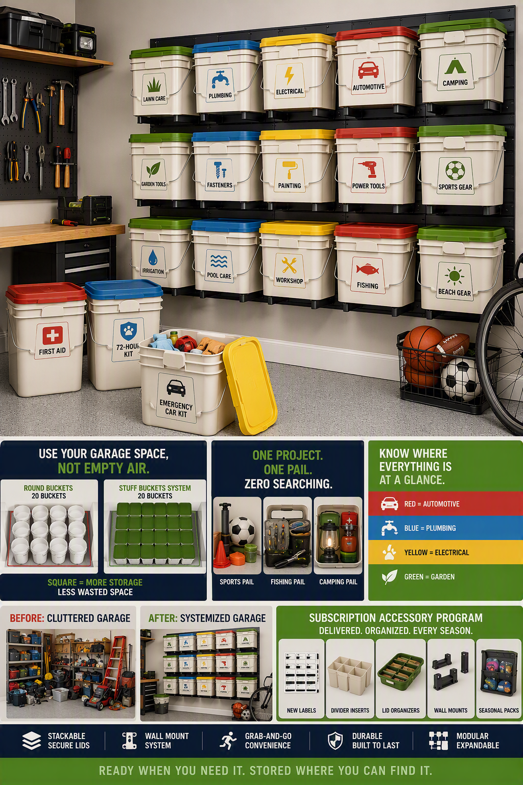 Wall Grid Storage